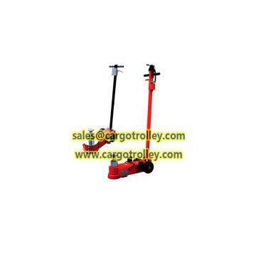 Air Hydraulic Jack Applied on Lifting up Low Clearance Vehicles photo-2