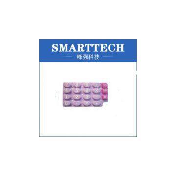 OEM Colorful Rubber Calculator Button Cover Moulding