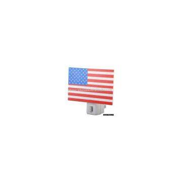 Mini American flag night lamp