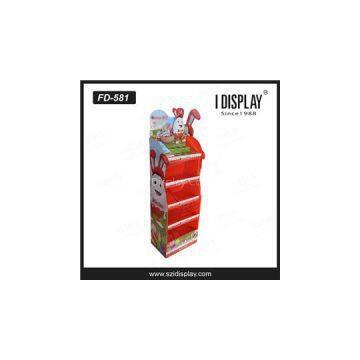POP Customized Made Supermarket Cardboard Display Shelf