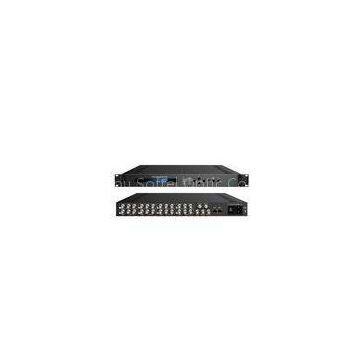 H.264 MPEG2 NTSC SD HD Encoder Modulator 30Mhz - 950Mhz , 8 CVBS To DVB-C RF Modulator