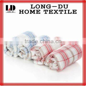 cheap classic checked lovely soft baby 100% cotton gauze handkerchief