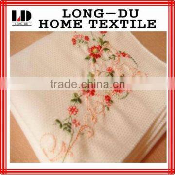 100% lady woven embroidery handkerchief