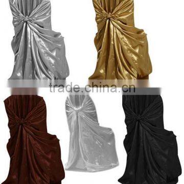 Satin Banquet Chair Cover Universal Chair Cover for Weddings photo-1