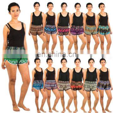 New Womens Ladies Printed Pattern Boxer Shorts Loose Fit ElasticWaist