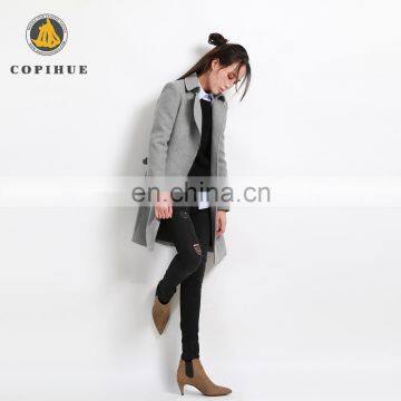 Excellent Quality Ladies Fancy Long Grey Jacket Coat