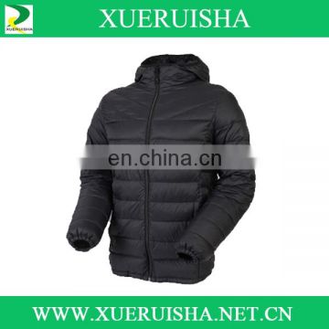 Wholesale custom logo men down jacket down coat for the winter