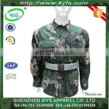 Good Quality Army Tactical BDU Camouflage Military Uniform/Battle Dress Uniform