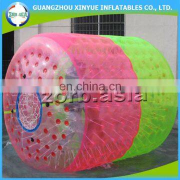 Air sealed To quality PVC water roller, inflatable water roller, Inflatable cylinder roller for fun