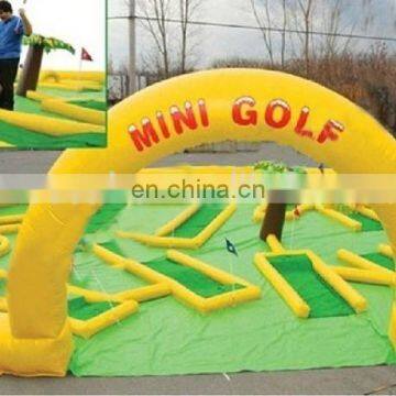 inflatable mini golf course game