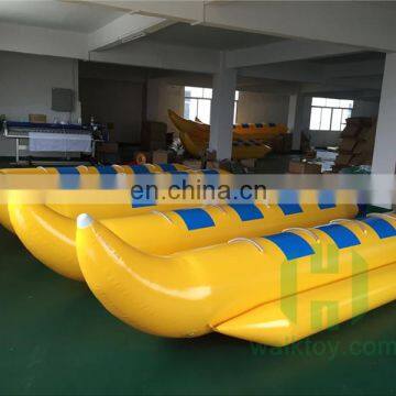 Crazy fun inflatable water banana boat flying fish banana boat