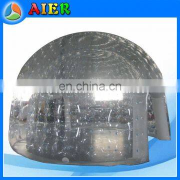 Inflatable clear air dome tent, tent type bubble tent for sale