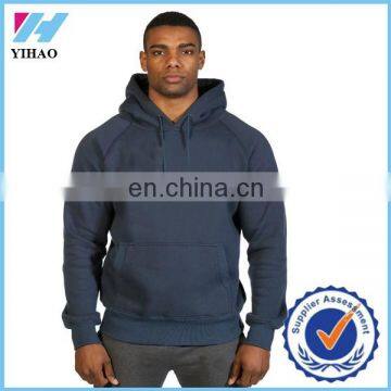 Trade assurance Yihao sportwear Men's Pullover gym hoodie sports fitness shark custom wholesale hoodies