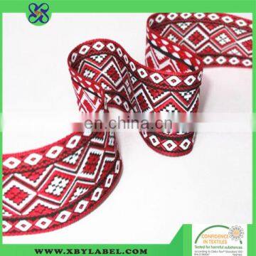 Customized woven polyester ribbon/satin polyester jacquard ribbon