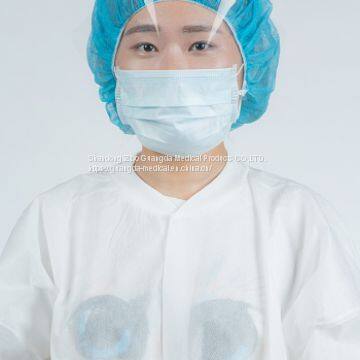 Disposable Anti Fog Medical Face Mask with Eye Shield