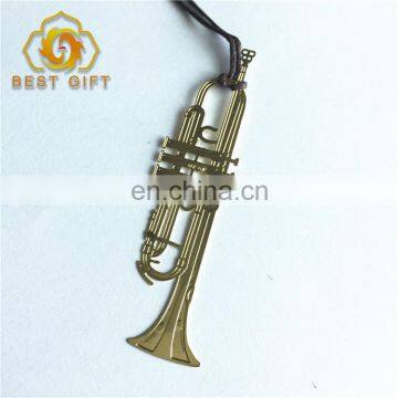 Creative Gold Musical Instruments Bookmark
