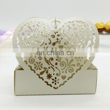 Heart shaped decor candy box for wedding