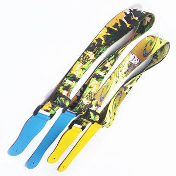 New Fashion Custom Printing Polyester Guitar Strap Necklace Lanyard for Music Learning photo-4