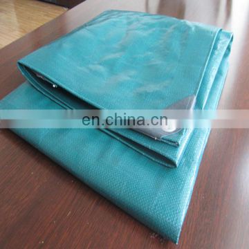 Green Waterproof Sunscreen PE Woven Tarpaulin Cover Sunshade Cloth