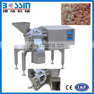 Frozen Meat Cube Cutting machine|fish meat cutting machineI Chicken Meat dicer