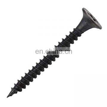 3.5X25 black flat head collated wood drywall screws