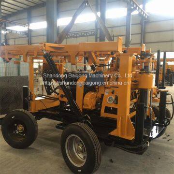 XYX-3 Wheeled walking water well drilling rig