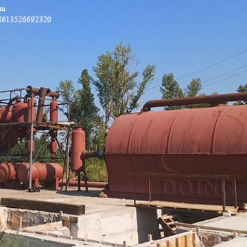 New design tyre recycling pyrolysis plant for extracting oil from tyres