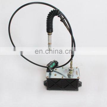 Electric Engine Throttle Control Motor With Single Cable For CAT Excavator Model E330C