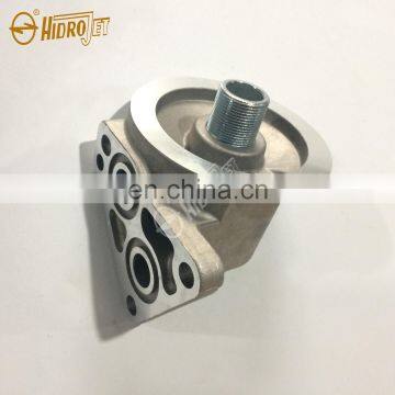 Excavator Engine E200B 6D14 Fuel Filter Head  Short Oil Filter Head KS192-6 192-6