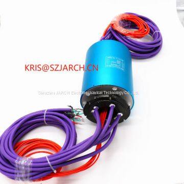 20 Channals signal Multi Mode Fiber Optic Rotary Joint High Speed Fibre Optic Electrical Slip Ring