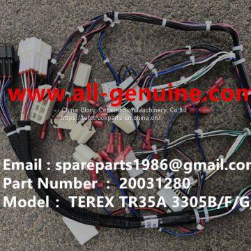 TEREX 20031280 HARNESS INSTRUMENT TR100 TR70 TR60 TR70 MT4400AC OFF HIGHWAY RIGID DUMP TRUCK MINING HAULER TRANSMISSION