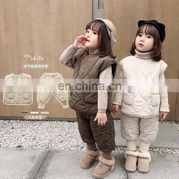 6279 Children Clothes Baby Clothing Cotton Sets Sleeveless Winter Vest photo-2