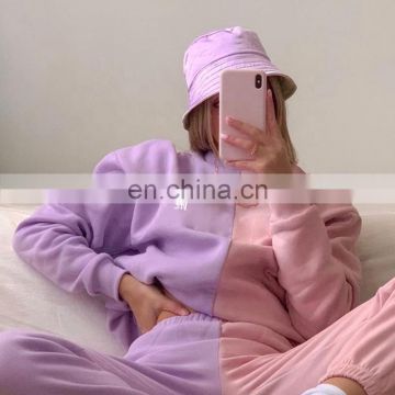 Wholesale Women Clothing Hoodies and Jogger Sets Custom Sports Suit Two Piece Tracksuits Set For Women