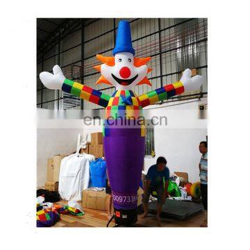 Outdoor Carnival Decoration Waving Air Puppet Tube Man Funny Clown Inflatable Sky Dancer for Kids Events