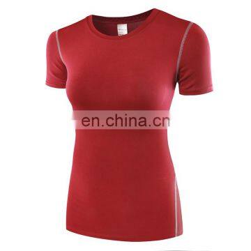 Base Layer Undershirts Active Athletic Dry Women's Short Sleeve Compression Shirt photo-4