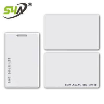 Access Control id Card Buckle 125K Frequency White Card IC Buckle 13.56MUID Parking Elevator Card photo-2