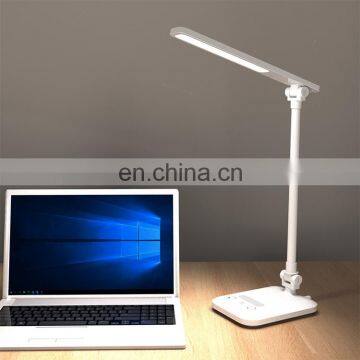 Multifunctional flexible usb smart touch table led desk book lamp folding rechargeable touch sensor control table light