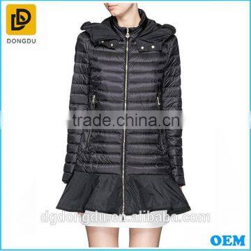 Newest arrival black shinny first goose duck down jacket