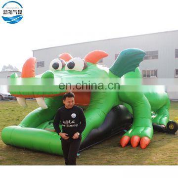 Commercial frog inflatable slide,cheap jumping inflatable water slide for sale