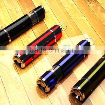 Promotional Retractable Flat Led Light Keychain Flashlight photo-4