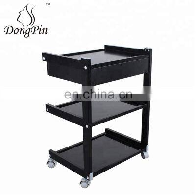 Pdt Beauty Machine Used Glass Salon Trolley 15/17kgs 1ctn/pcs White, Black 830*560*100 Mm 4 Pcs L587*W414*H808 Mm