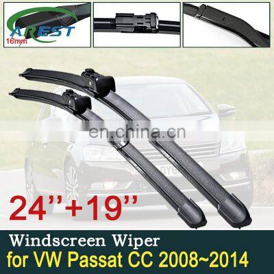 Car Wiper Blade Windshield for Volkswagen VW Passat CC 2009 2010 2011 2012 2013 2014 Windscreen Wipers Car Accessories