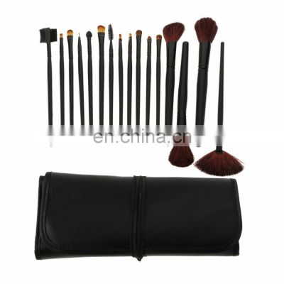 Promotion Factory Price 16 Pcs Professional Makeup Cosmetic Brushes Set +Pouch Bag Case