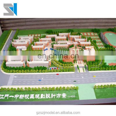 3d school architectural model school planning scale model making