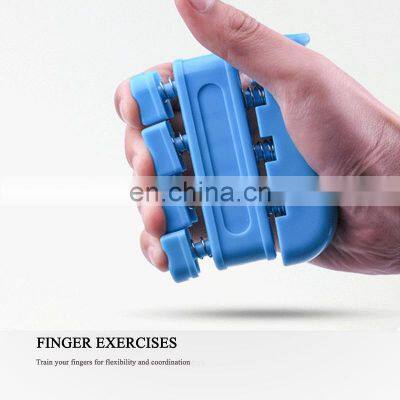 Wholesale Silicone Finger Expander Exercise Hand Grip Wrist Strength Trainer Finger Exerciser Resistance Bands Fitness