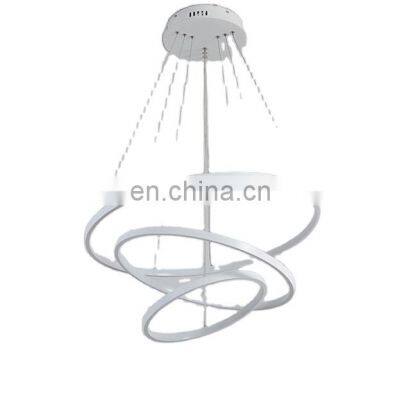 LED Modern Circular Ring Chandelier 1 - 3 Rings pendant light Home Hotel Lighting restaurant bar personality pendant lamp