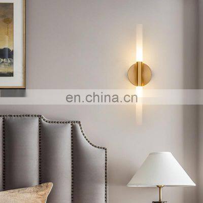 Nordic Modern Minimalist Golden Strip Wall Lamps for Decoration