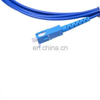 FTTH Sc-fc Simplex Single Mode Spiral Armored Fiber Optic Armored Patch Cord Armored Fiber Optic Patch Cord