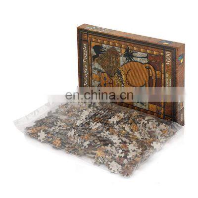 Custom Luxury Adult Quebra Cabeca Paper 500 1000 Piece Pcs Jigsaw Puzzle For Adult Pieces