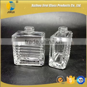 mini glass perfume bottle with crimp top